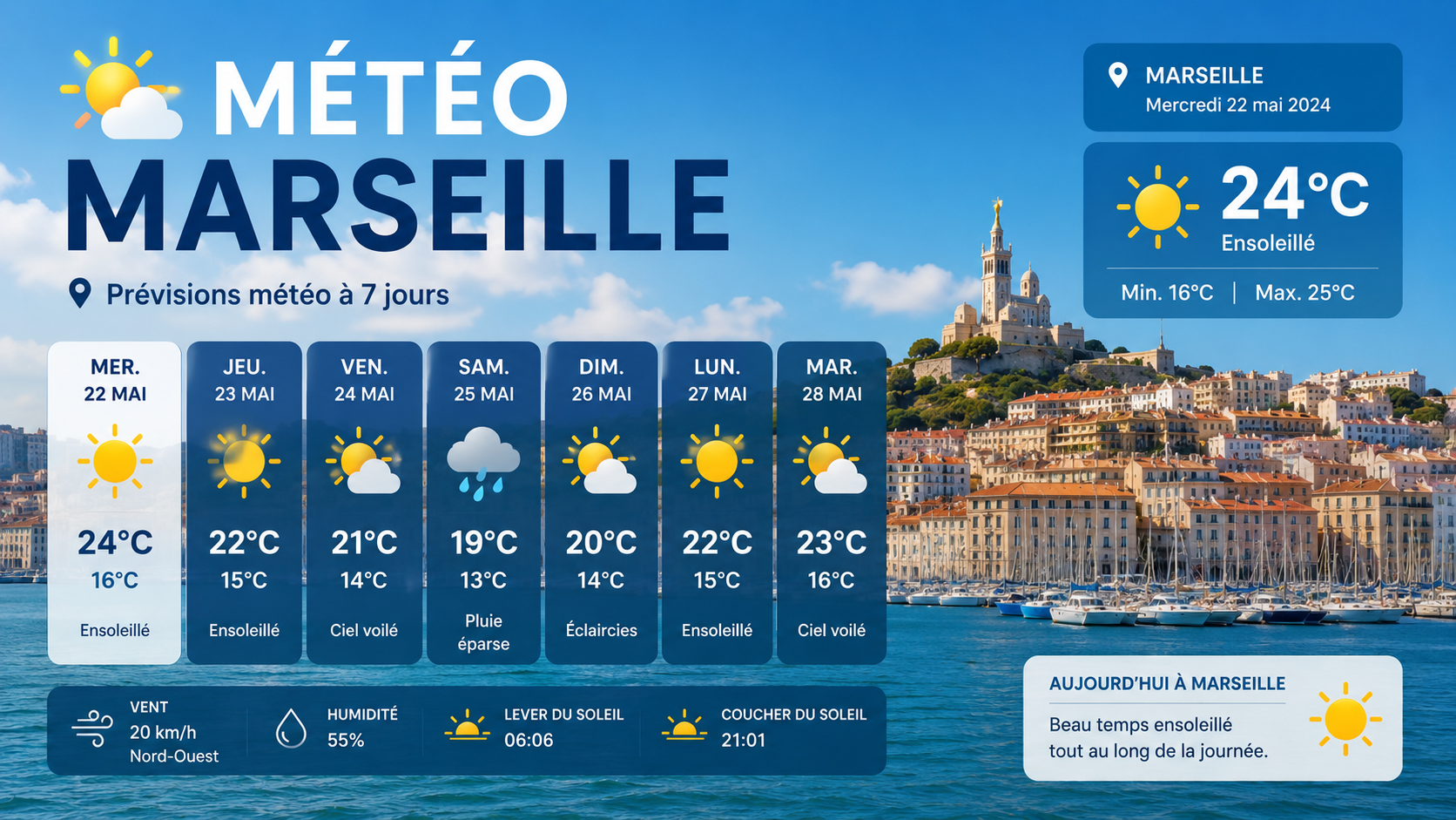 Météo Marseille : Climat, Prévisions et Conseils pour Profiter de la Cité Phocéenne