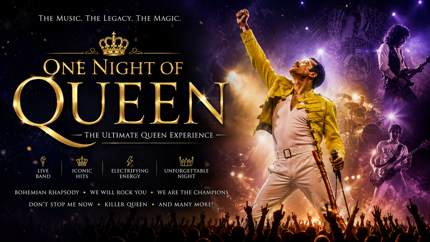 One Night of Queen: Spectacle, Billets, Dates & Informations Complètes